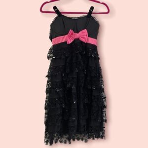 NWT BETSEY JOHNSON Evening Black Strapless Dress